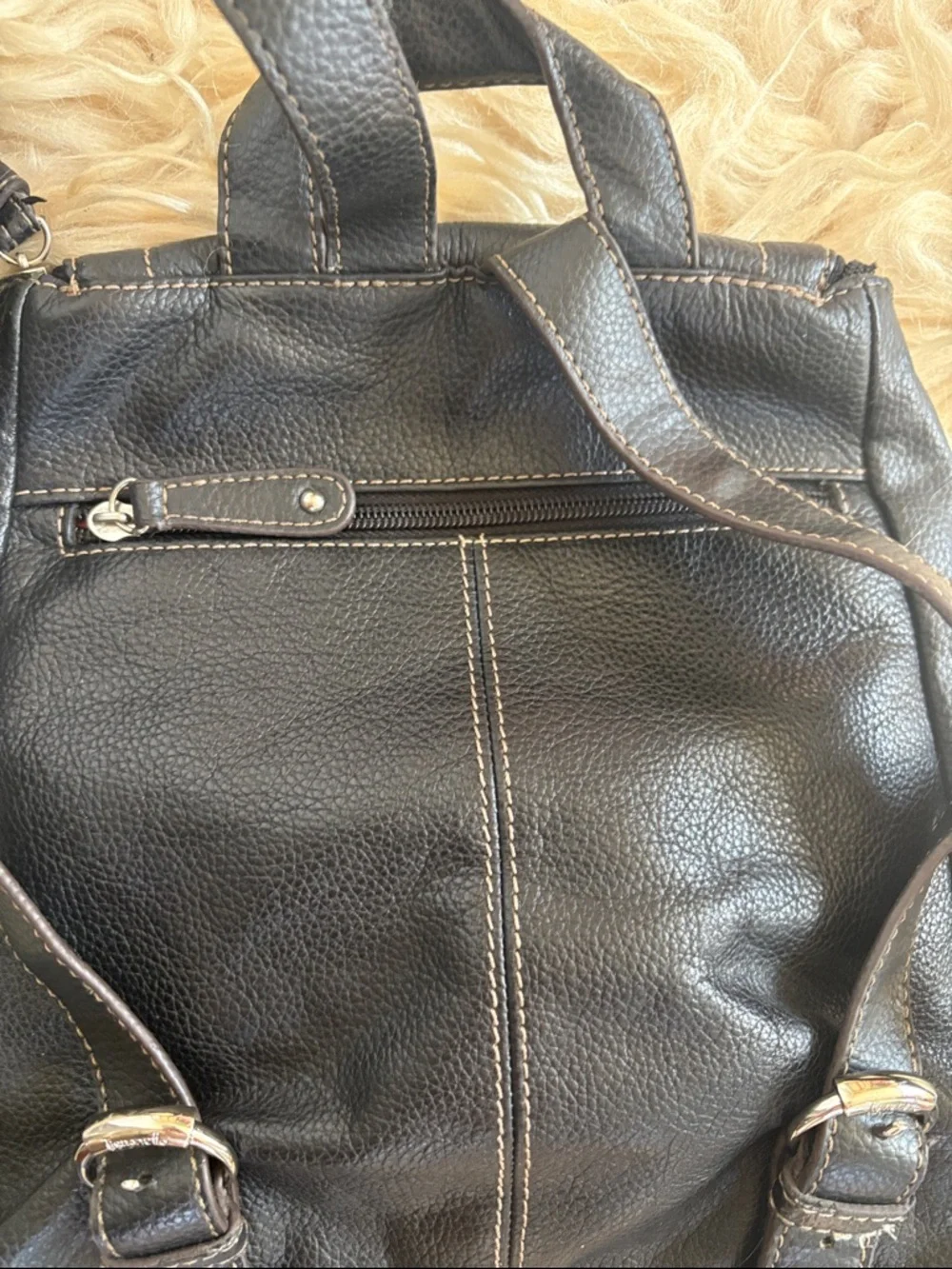 Tignanello leather backpack